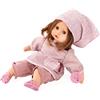 Götz 2220949 Muffin Soft Mood Doll - bambola alta 33 cm con occhi marroni che dormono, capelli castani e corpo morbido - bambola dal corpo morbido in set da 7 pezzi