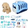 SKIKHN Kit Veterinario Bambini, Valigetta Dottore Bambini, Kit Dottoressa con Peluche Cane, Kit Dottoressa Bambina, Kit Dottore Bambino, Giochi di Imitazione per Ragazze e Ragazzi di 3 4 5 6 Anni