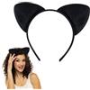 KARELLS Cerchietto per capelli con orecchie di gatto,Cerchietto Per Capelli Con Orecchie,Cerchietti Capelli Orecchie,Gatto Fascia Capelli Copricapo,Carnevale Decorazioni,Mascherata Cosplay