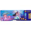 Disney Aladdin Astuccio Bambini 3 Scomparti Con Aladdin e Jasmine | Idea Regalo Per Bambina Prodotto Ufficiale per la Scuola Elementare
