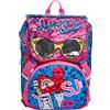 SJ GANG STYLE JAM GANG Zaino Estensibile Sj Gang, Facce di Sj Gang, Rosa, Scuola Elementare e Medie