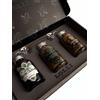 LOLLI - Luxury Pocket Box Set limited edition, 3 liquori, set ideale per regali ed occasioni speciali, liquori in bottiglia 100ml (300ml, Cioccolato, Liquirizia e Menta, Zabaglione al Caffè)