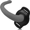 AMAZBEE Cintura di castità regolabile con plug anale Cintura di castità regolabile per uomo con possibilità di installare dildo (Tail-Gray)