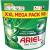Ariel 3in1 PODS® - Detersivo liquido per bucato, in capsule XX lavaggi, originale, rimozione di macchie e odori in 1 lavaggio, si dissolve rapidamente anche a freddo