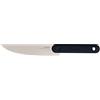 Trebonn - Salami knife Black Edition, coltello da cucina per salumi, lama in acciaio inox giapponese 18 cm / 7. Manico soft-touch antiscivolo