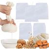 Maname® 5 sacchetti di stoffa riutilizzabili per filtrare latte vegetale. Borsa per scolare le verdure. Colino in tessuto per cucina 3 grandi + 2 XL Nut Milk Bag. Garza. Cheesecloth