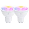 ANTELA Lampadina Alexa GU10 Riflettore 4,5W 350LM, Lampadine Intelligente Multicolore, Controllo App Compatibile con Alexa/Google Home, RGB&2700K-6500K Bianco Freddo Caldo, 2PCS