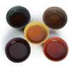 YXHUPOT 5 tazze da tè cinesi Yixing argilla nera Zini rossa 5 elementi colori Fengshui Gongfu tazze da tè mini (5 colori)