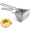 Dokeno Schiacciapatate Acciaio Inox, Schiacciapatate Manuale, Schiaccia Patate Lavabile In Lavastoviglie,Gadget Per da Cucina, Schiacciapatate Professionale per Purè di Patate, Verdura E Frutta