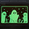 Seasboes Zerbino Halloween, Gotico Horror Fantasma Tappetino, Luce Notturna Fantasma Tappetino, Divertente Fantasm Luce Notturna Zerbino, Adatto per Camere da Letto, Bagni e Decorazioni di Soggiorni All'aperto