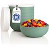 Bugucat Tazza Per Cereali To Go 660 Ml + 260 Ml, 2 In 1 Per