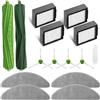 Home Times Accessori di ricambio per IRobot i5, i5+, j5, j5+ Roomba Combo Compatibili con 4 pad mop/ 2 spazzole gomma/ 4 spazzole laterali/ 4 filtri HEPA/ 1 strumento di pulizia 12 pezzi