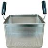 Generico FBR0275 - CESTINO MADE IN ITALY CUOCIPASTA PROFESSIONALE 1/2 2 MANICI 298X242X215H MM IN ACCIAIO INOSSIDABILE AISI 304 CESTELLO CUOCI PASTA INOX GN 1/2