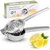 UrbanHomes Spremiagrumi in acciaio inox, 8,5 cm, spremiagrumi manuale, Premium S304, spremiagrumi XXL, spremiagrumi per limoni, lime, lavabile in lavastoviglie