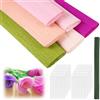 HIKPACKER 6 Rotoli di Carta Crespa Colorata, 25 * 250cm Rotoli di Carta Crespa