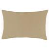 PARADISE STAR Coppia di federe in flanella, 100% cotone spazzolato, 50 cm x 75 cm, colore latte