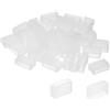 PATIKIL Tappo di Chiusura in Silicone per Strisce Led, 40pz, Impermeabile Ip67 con 2 Fori Adatto per Strisce Led Larghe 12mm