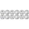 SKYBEADS Naturali Cristallo di Quarzo per Creare di Gioielli Cristallo di Rocca Crash Tonde 8mm Circa 38cm un Filo 46 Perline