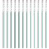 HUAZIZ 12 Pezzi 50mm Pre Cablato Striscia 2835 LED SMD, Modellismo LED, Luce Autoadesiva 12-18V, Verde