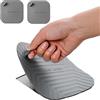 MAOYONG Tappo di scarico per doccia, tappo per vasca da bagno, tappo di scarico quadrato in silicone per bagno, tappo di scarico per lavello da cucina, 15 cm, grigio, 2 pezzi