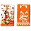 Arquiel Autunno Ringraziamento Gatto Zucca Set di 2 Strofinacci Cucina Strofinacci Cotone 100% Assorbente Canovacci Cucina Decorazione Regali di Vacanza 48 Cm X 70 Cm