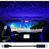 Clockjuan 1 proiettore USB a forma di stella, luce notturna regolabile, romantico cielo stellato, luce per auto, portatile, per varie occasioni, luci da parete, strumenti di miglioramento della casa