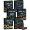 Fumino Incenso Coni a Cascata Backflow Riflusso Fuoco & Ghiaccio Multipack 6 Scatole 90 Coni Incensi Naturali Masala Agarbatti Fragranza Profumata Incenso Meditazione e Relax, Decorazione Casa