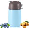 Kinberry Thermo per Alimenti 700ml Contenitore Termico per Alimenti con Cucchiaio Pieghevole Thermos Pappa Neonati, Portatile Contenitore Termico di Acciaio per Zuppa, Tagliatella, Porridge, Riso,