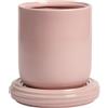 klevering & klevering - Vaso per fiori Churros - Rosa - Gres