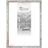 CLAMARO Collage - Cornice portafoto 85 x 120 cm, realizzata a mano su misura, colore bianco vintage | moderna cornice rettangolare in legno MDF con vetro acrilico, parete posteriore e gancio