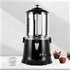Glowdora Cioccolatiera Elettrica Commerciale, Grande capacità da 5 L O 10 L, Erogatore E Riscaldatore Elettrici, Macchina per Bevande Calde con Temperatura Regolabile per Riscaldare Latte, caffè,10L
