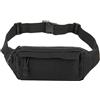 Hixingo Marsupio Uomo Donna Marsupio Running Piccolo Marsupio Sportivo con Cintura Regolabile Marsupio Borsa Borsa a Tracolla per Corsa Ciclismo Escursionismo Viaggio (20x9x12cm,Nero)