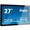 iiyama ProLite TF2738MSC-B2 - Monitor a LED - 27 - telaio aperto - touchscreen - 1920 x 1080 Full HD (1080p) @ 60 Hz - A-MVA+ - 300 cd/m² - 3000:1 - 5 ms - HDMI, DVI, DisplayPort - altoparlanti - nero