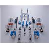 Bandai NUOVO Bandai DX Chogokin VF-31AX Kairos Plus Hayate Immelmann set di parti...