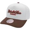 Mitchell & Ness Script Pro Crown Snapback, sabbia/marrone, Taglia unica
