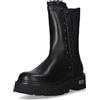 Cult Stivaletto Donna, Pelle Nera, Suola Platform 3 cm, Tacco 4,5 cm, Gambale 20 cm (36-41, Sistema Taglie Calzature EU, Adulto, Numero, Media, 36)