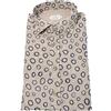 BASTONCINO Camicia Uomo Puro Lino Slim Fit B2220 Taglia 42
