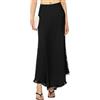 TangDao Donna Elegante Lunga Gonna Lunga Elastica Merletto-Tulle Gonna(Nero.L)