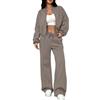 Yekdmxop Tuta Sportiva Donna Sportiva Completa Tute Da Ginnastica Jogging Completo Set 2 Pezzi Felpa Con Cappuccio E Pantaloni Sportivo Completi Elegante Leggero Tracksuit Sportivi Palestra Y2k Autunno Inverno