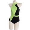 KoleGoe Costume da bagno da donna, costume da bagno diviso, verde, spiaggia, vacanze, costume da bagno, Costume intero, M