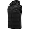 SYDUZAX Gilet Riscaldata Uomo Donna 2024 Offerte Gilet Riscaldato USB 9 Zone di Riscaldamento Gilet termico con cappuccio Gilet Lavabile Giacca Trekking Invernale Giubbino per Moto Pesca Lavoro