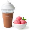 Lifenaxx Gelatiera Mini 450ml - Macchina per Gelato Compatta con Contenitore da Congelare, Miscelatore e Porta USB-C - Facile da Usare - Gelati, Sorbetti e Slush Fatti in Casa - Modello LX-059