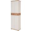 GERMANIA DIE MÖBELMACHER 3774-513 Armadietto GW-Topix, Quercia, Riproduzione Bianco/Rovere Navarra, (L/H/P), 59 x 199 x 40 cm