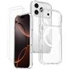 EVETANE Cover iPhone 17 Pro Max e 2 schermi di protezione - TPU - Trasparente - refurbished