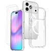 EVETANE Cover iPhone 17 Pro e 2 schermi di protezione - TPU - Trasparente - refurbished