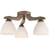 LAMKUR Lampada da incasso ADRIANO 3 x E27/60 W/230 V faggio - FSC