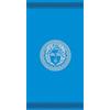 Miracle Home. Asciugamano in microfibra Atena blu, 100% poliestere, 75 x 145 cm. 15552