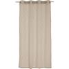 ED ENJOY HOME - Tenda Maya con 8 occhielli argentati, diametro 4 cm, effetto lino, 100% poliestere, 140 x 240 cm