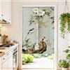 MYRU, Tenda curtian Feng Shui con Fiori e Uccelli Cinesi 33 by 59 inch Flower And Bird-b