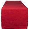 DII Runner da tavolo in tessuto, rosso tango, 13 x 72